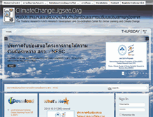 Tablet Screenshot of climatechange.jgsee.org